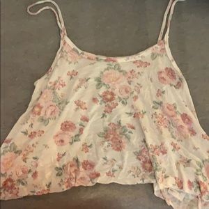 Abercrombie and fitch crop tank top